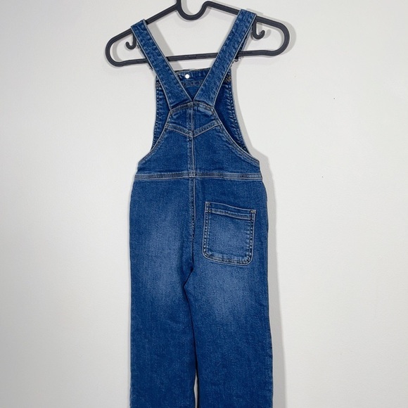 ZARA | GIRL'S FLARE INDIGO OVERALLS sz 7/8. Super cute! - Picture 6 of 14
